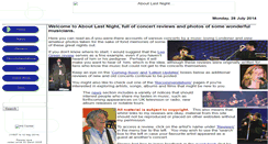 Desktop Screenshot of aboutlastnight.org.uk