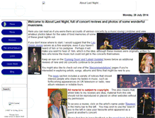 Tablet Screenshot of aboutlastnight.org.uk